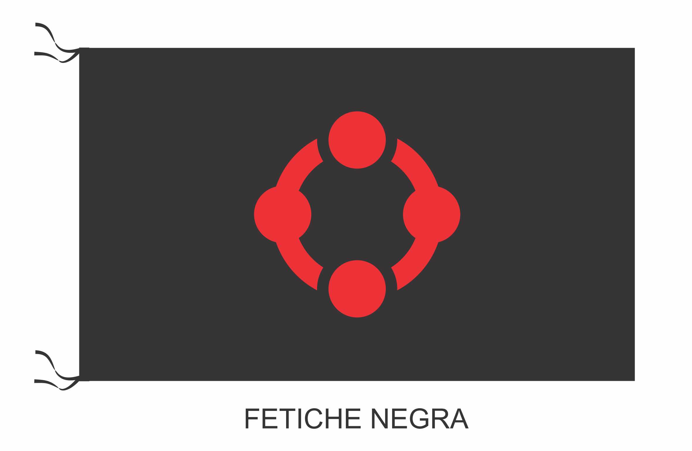 Fetiche negra medida 45 x 30 cm art:10355