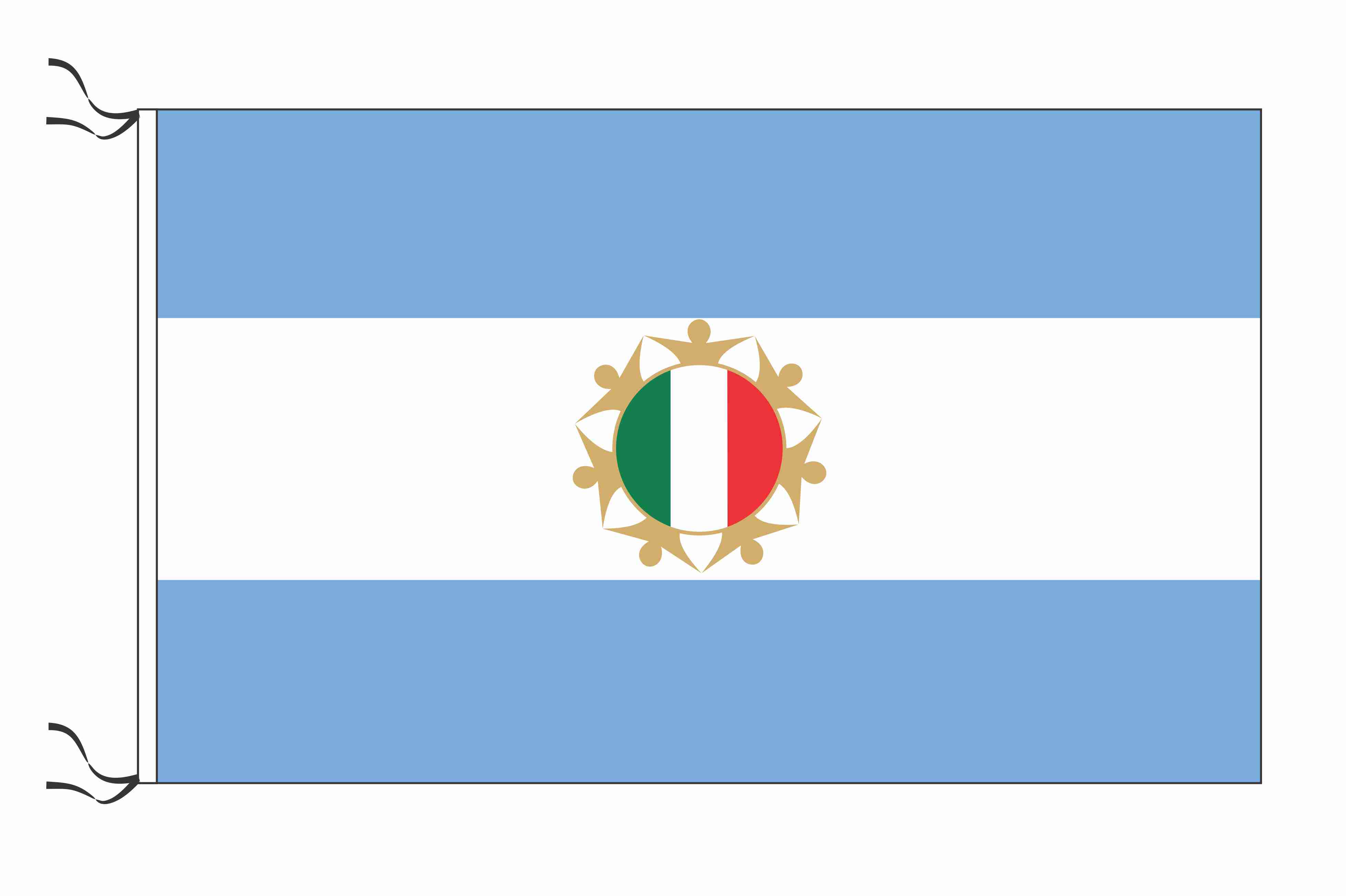 Pueblo Italiano 45 x 30 cm medida 45 x 30 cm art:51089