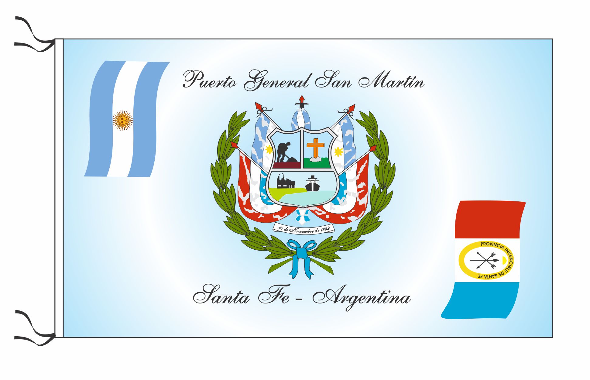 Puerto San Martín 45 x 30 cm medida 45 x 30 cm art:51091