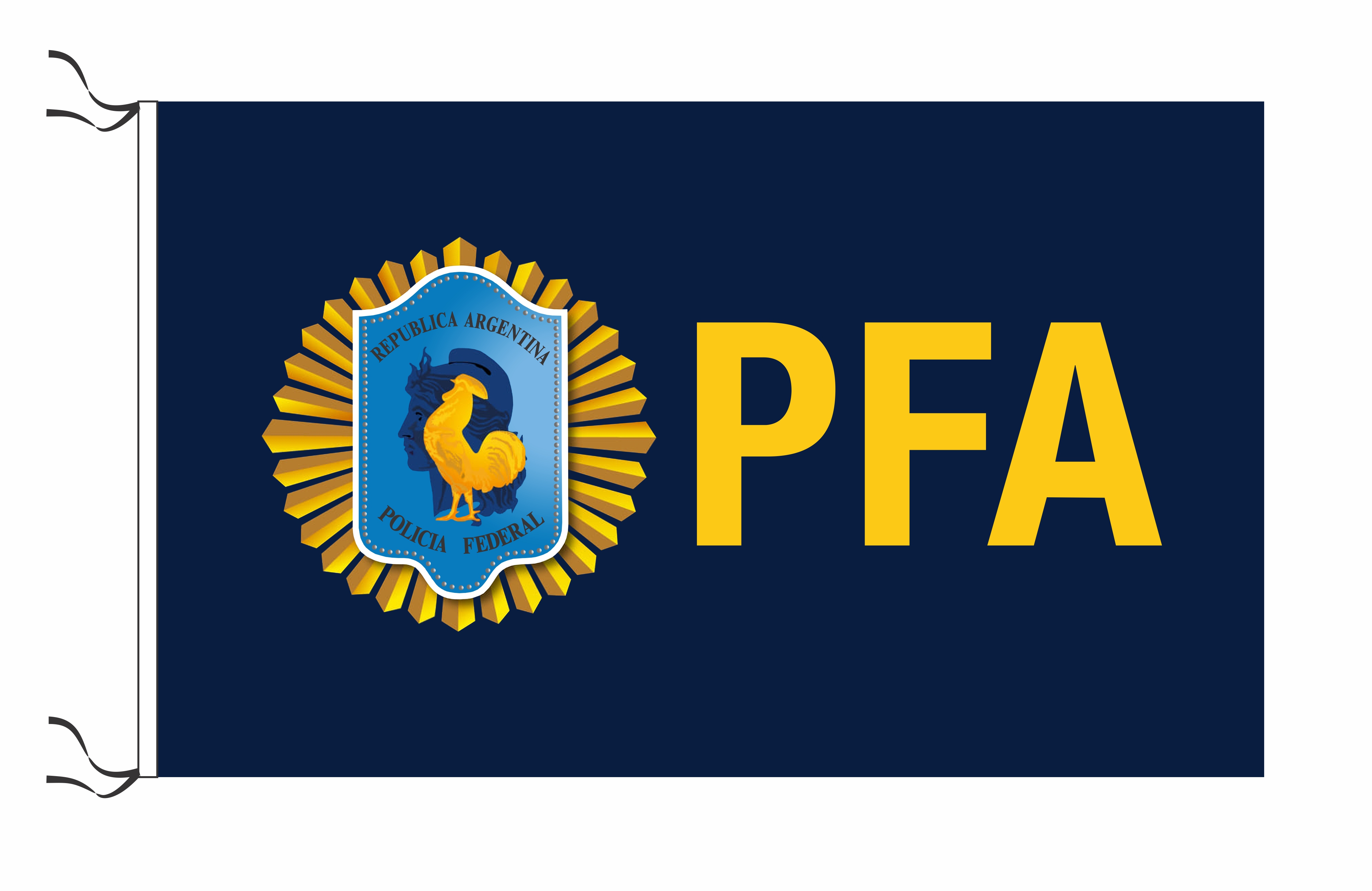 PFA Policia Federal medida 70 x 120 cm  Art:30920