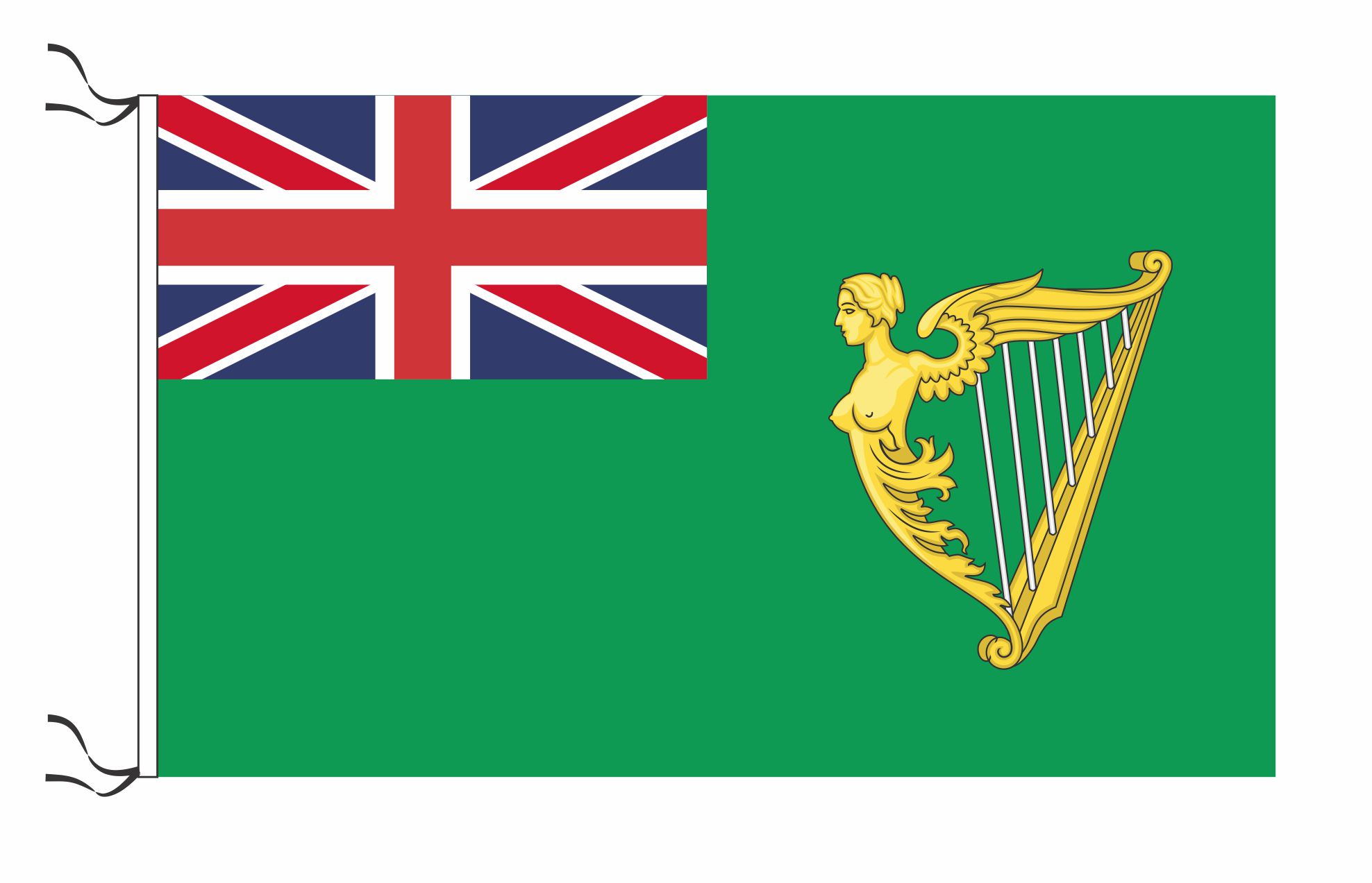 Green Ensign medida 45 x 30 cm art:24029