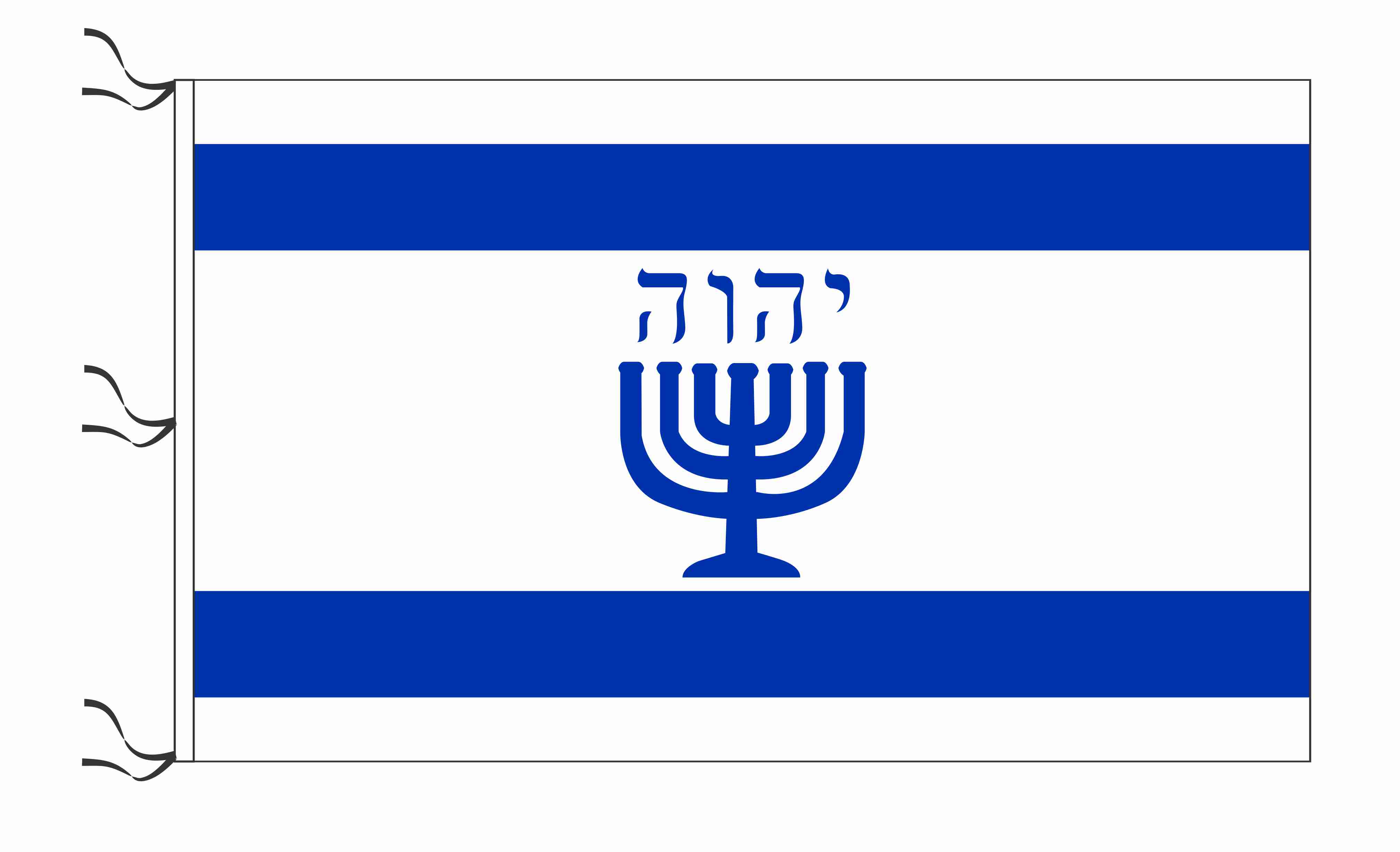 Menorah medida 70 x 45 cm cm Art:51014