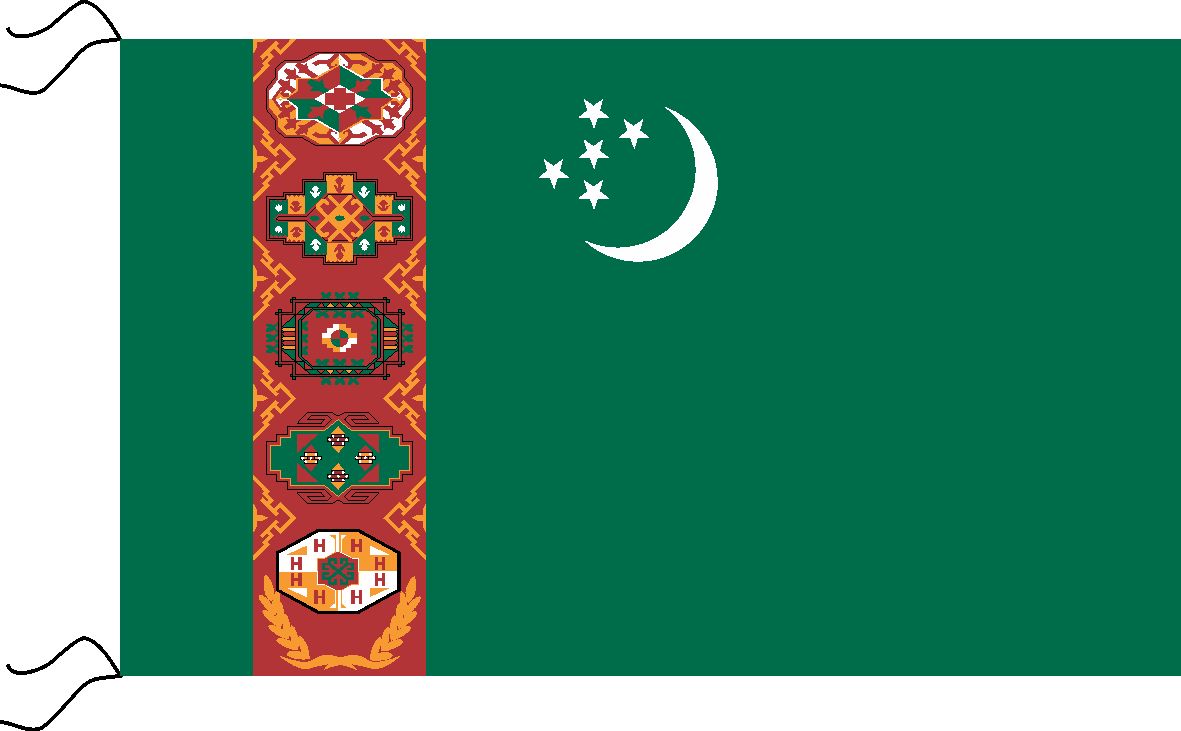 Turkmenistán 70 x 45 cm art:8241