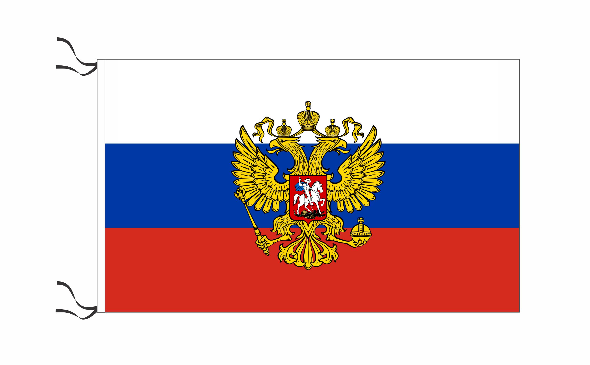 Rusia con escudo 70 x 45 cm art:8199